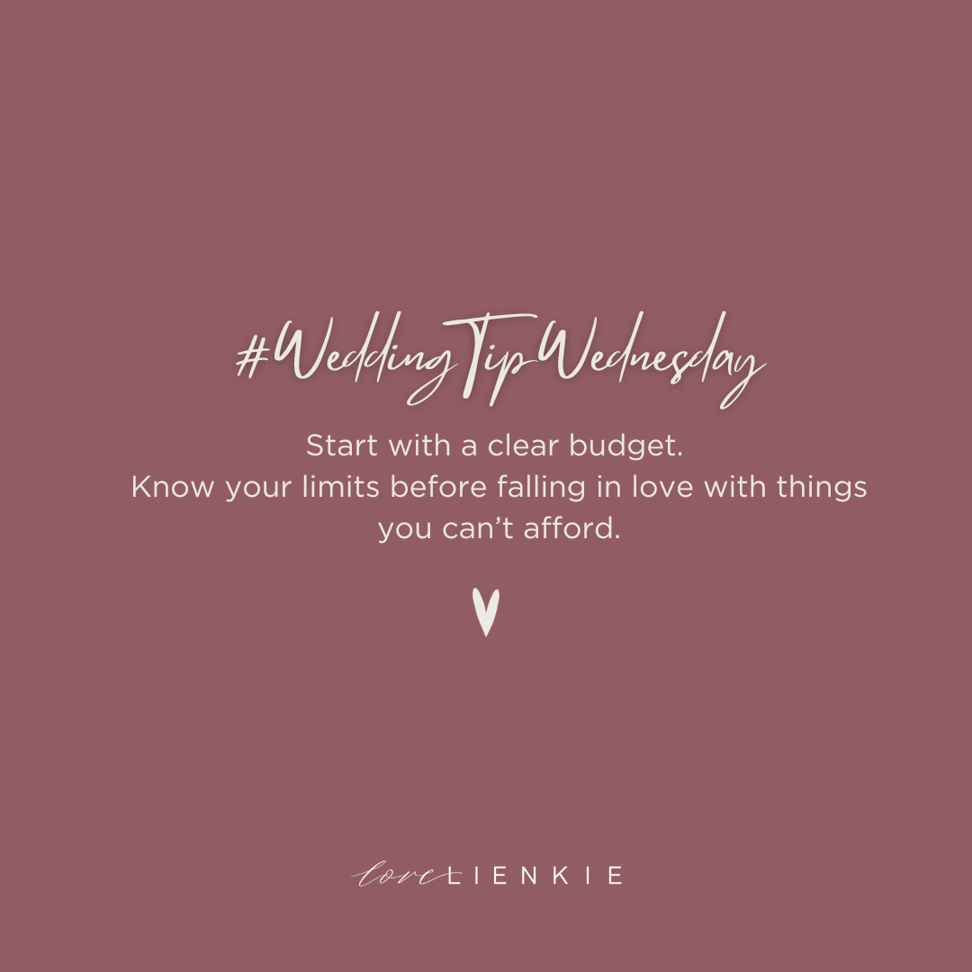 Wedding Budget Tip